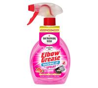 Elbow Grease Spray de lavado, desengrasante potente, elimina la grasa y la mugre, jabón para lavar platos a mano, limpia vasos, sartenes y platos (pomelo rosa, 500 ml)
