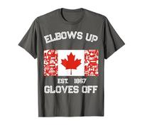 Elbows Up EST 1867 Canadian Maple Leaf Canada Camiseta