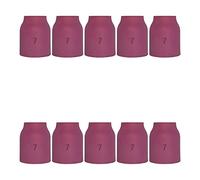 ELCAN 10 Toberas cerámicas pequeñas 53N61 GR7 GAS LENS con 11,0 mm de diámetro interior para antorcha TIG serie WP 17 18 26 9 20 y 25. Consumibles y accesorios profesionales para soldadura TIG.
