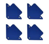 ELCAN 4 Escuadras magnéticas profesionales para sujetar piezas durante la soldadura con una fuerza de adhesión de los imanes de 11 Kg con ángulos 45°, 90°, 135°