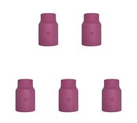 ELCAN 5 toberas cerámicas grandes 53N87 GAS LENS GR12 para soldadura con diámetro interior de 19,5mm para antorcha TIG serie WP 17 18 26 9 20 y 25. Consumibles profesionales para soldadura TIG.