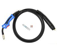 ELCAN Antorcha soldadura hilo MIG MAG 15AK de 3 metros con euroconector para máquina soldar semiautomática con gas refrigerada por aire (soplete torcha MB15)