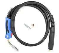 ELCAN Antorcha soldadura hilo MIG MAG 25AK de 3 metros con euroconector para máquina soldar semiautomática con gas refrigerada por aire (soplete torcha MB25)