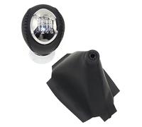 ELCEAMMDLW Pomo De Palanca De Cambios Para Mazda Para Premacy CP 1999-2005 Pomo Palanca Cambios Manual 5 6 Velocidades Cuero Cromado Con Agarre Cabeza(6 Speed Set)