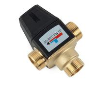 Elchuiaby Esbe - Válvula mezcladora termostática 35-60 °C de latón DN20 DN25 Rosca Macho para Agua Caliente Sanitaria y calefacción por Suelo Radiante (DN25)