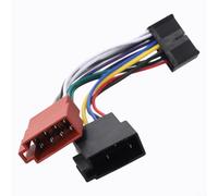 Elchuiaby Extensión de radio de coche ISO macho a hembra de 20 pines | Compatible con la mayoría de radios de coche, rango de voltaje de 8 a 12 V, fácil instalación del arnés de cableado