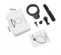 Elchuiaby Montura Neck Mount Ajustable con Correa Pectoral Ancha(B) | Imanes fuertes, ajuste seguro, correa ancha, compatible móviles y cámaras, para vista en primera persona