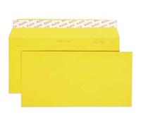 Elco 18833.42 - Caja de color con tapa y 250 sobres (cierre autoadhesivo, C5/6 DL, 100 g), color amarillo dorado