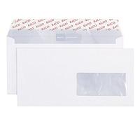 Elco Premium 30796 - Caja de 500 sobres DL (114 x 229 mm), color blanco