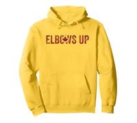 Elcows Up Canada True North Strong Free Proud Canadiense Sudadera con Capucha