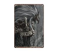 Elden Merch Ring - Letrero de metal retro para decoración de pared para el hogar, oficina, dormitorio, pubs, club, cafetería, 8 x 12 pulgadas