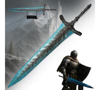 Elden Ring Sword Dark Moon Greatsword - Abridor de cartas XL con soporte, accesorio para el hogar y la oficina, regalo y mercancía para fans y coleccionistas