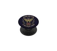 Elder EMO Club Goth Moth Moon Rose Humor Alternativo PopSockets PopGrip Adhesivo