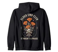 Elder EMO Club No fue una Fase Gótico Flores Sudadera con Capucha