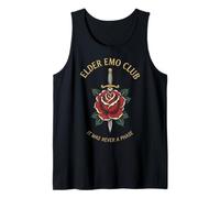 Elder EMO Club Rose Retro Camiseta sin Mangas