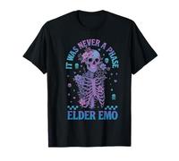Elder Emo Club Skeleton Nunca Fue Una Fase Camiseta