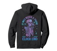 Elder Emo Club Skeleton Nunca Fue Una Fase Sudadera con Capucha
