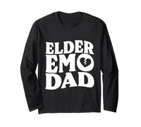 Elder EMO Dad | Nostalgia EMO para Padres Que todavía rockean Manga Larga