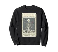 Elder EMO Tarot Estrella Esqueleto Luna Rosa Mística Sudadera
