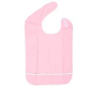 Elder Mealtime Clothes Anti-oil Reutilizable Waterpro, Baberos para Adultos Protectores de Ropa Ayudas para Comer Y Beber(Rosa naranja 45 * 65 CM)