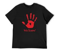 Elder Scrolls We Know Dark Brotherhood - Camiseta de algodón para hombre, color negro, Negro , M