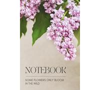 Elderberry Floral Notebook: 120 Pages Lined Journal with Cute Flower Detail on Every Page, Botanical Cover for Women, Gift for Nature Lovers, 6x9 inch Softcover