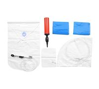 Elderly Bedridden Patient Care Inflatable Hair Washing Basin Shampoo Tray, Material, Durably and Comfortable, with Water Sprinkle and Air Pillow, Safe Round, (Medium size washbasin)