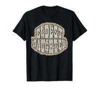 Eldest Daughter Leopard Print Retro Vintage Family Outfit Camiseta