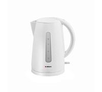 eldom Hervidor de Agua Eléctrico C240. 1,7 Litro, Base 360º, Filtro Antical, Doble Sistema de Seguridad, Plástico, 2000 W, color blanco