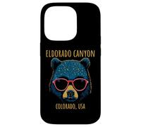 Eldorado Canyon Colorado USA Oso con diseño de Gafas de Sol Carcasa para iPhone 14 Pro