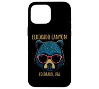 Eldorado Canyon Colorado USA Oso con diseño de Gafas de Sol Carcasa para iPhone 16 Pro MAX