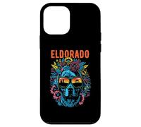 Eldorado Farming Town - Perro con gafas de sol, diseño abstracto Carcasa para iPhone 12 mini