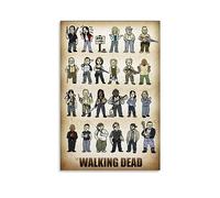 ElDvb The Walking Dead Daryl Dixon Personalidad Canvas Poster Pintura Decorativa Lienzo Moderna Impresión Dormitorio Familiar 20x30cm