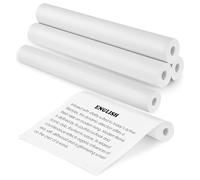 Eldvinur 5 rollos de papel térmico A4 de 210 x 25 mm, compatibles con impresora portátil Phomemo M832/M834, rollo de papel de impresión, impresoras térmicas portátiles, para viajes, hogar, fotos