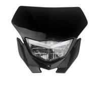 ELDVSUA Faros Auxiliares De Moto Faro Delantero Motocicleta Para WR 125 155 250 450 Para TT-R 50 100 230 Para YZ250F Para YZ450F Para YZ85 Enduro Montaje Delantera(Negro)