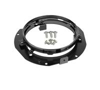 ELDVSUA Faros Auxiliares De Moto Faro LED De 7 Pulgadas Con Luz Señal Giro DRL Soporte Anillo Montaje Para Para Voyager Para Vaquero 1700(Only Bracket)