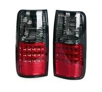 ELDVSUA Montaje De Luces Traseras Lámpara Reflectora De Señal Giro Accesorios Para Coche 2 Uds. Luz Trasera Freno Para Toyota Para Land Para Cruiser FJ80 1991-1997(Red and Black Shell)