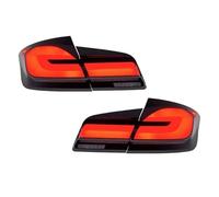 ELDVSUA Montaje De Luces Traseras Luces Traseras LED Para Serie 5 Para F10 Para F18 2011-2017 Lámparas Parpadeantes De Agua Corriente Montaje Coche Antiniebla Plug And Play(Black Red)