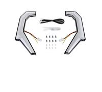 ELDVSUA Motocicleta Faro Faros Para Polaris Para RZR XP Para XP4 1000 2014-2018 Para RZR-4 900 2015-2020 UTV ATV Colmillo Delantero Para Luces Acento Luz Señal Giro LED