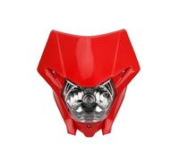 ELDVSUA Motocicleta Faro Faros Placa Faro Halógeno Para Motocicleta Para Cross Para Enduro Para CRF150L 150R 150F 230L 250L 250X Y 250M(Rojo)