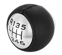 ELDVSUA Palanca De Cambios Accesorios Para Coche Pomo De Cambio De Marchas De 5/6 Velocidades Piezas Interiores Para Peugeot 307 308 3008 407 5008 Y 807.(Black 6 speed)