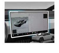 ELDVSUA PelículaProtección Vidrio Templado Para Tesla Para Model 3 2018-2022 E Y 2021-2024 Marco Protector De Silicona Pantalla Control Central El Espejo Retrovisor Interior(D White)