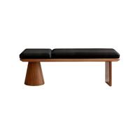 Ele - Banco largo para comedor, dormitorio y pasillo, piel versátil que ahorra espacio para decoración del hogar y funcional, asiento Slish Solut