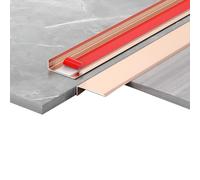 Ele Rose d - Moldura de aluminio, 90 cm, paquete de 2, moldura angular a prueba de golpes, autoadhesiva, para conservación interior (40 x 10 mm)