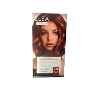 ELEA Tinte profesional permanente para el cabello en crema 7.46 rojo cobre con complejo para el cuidado del aceite