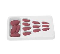Eleage 24 puntas opacas para uñas postizas, juego de uñas artificiales de moda para fiestas, citas, bodas, cómodas prendas no tóxicas (F126)