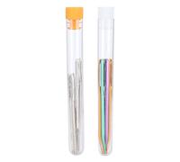 Eleage Agujas de Hilo de Aluminio con Punta Doblada y Roma de Ojo Grande