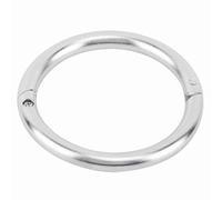 Eleage Anillo de Nariz de de Acero Inoxidable para Accesorio de Cría de Ganado con Bloqueo Automático para Agricultores y Veterinarios, Tamaños de 7 Cm a 7, Cm (Medio)