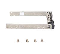 Eleage Bandeja de Disco Duro SAS de 2,5 Pulgadas, Portador Duradero para PowerEdge T310 R410 R510 R610 R710, Plateado y Negro, 1 Paquete
