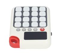 Eleage Consola de Juegos Sudoku 4x4, Máquina Educativa Portátil Inteligente para Niños, Desarrollo Cognitivo ABS Blanco